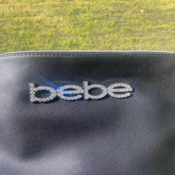 BEBE black and bling travel bag , NWT - Picture 12 of 14